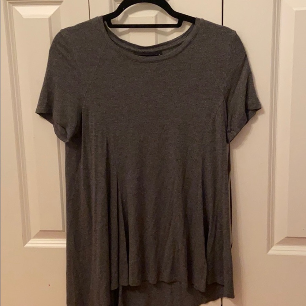 APT 9 plain gray tee, S